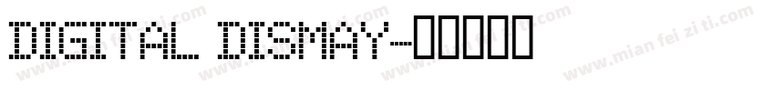 digital dismay字体转换